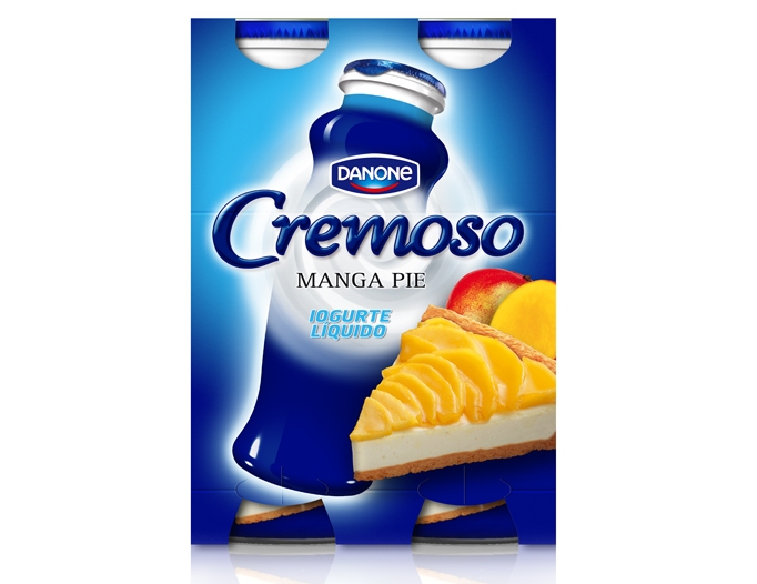 danone cremoso packaging