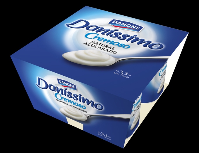 danone cremoso packaging