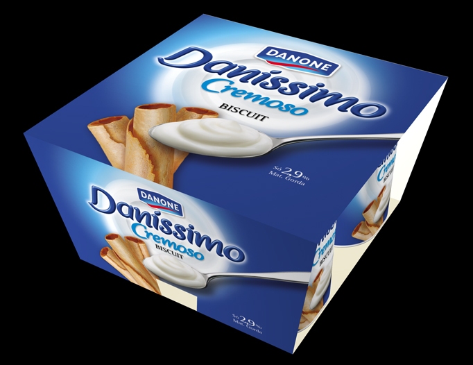 danone cremoso packaging